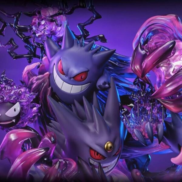 Pokémon Haunted House Gengar Evolution Group Original Color Gengar GK Figurine Large Display Item 37CM High - Image 4