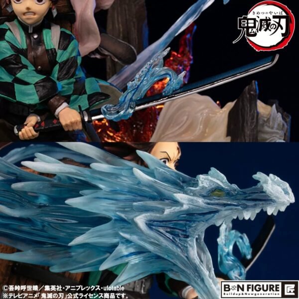 Kaiji Studio's "Jigoku Shoujo" series: "Kaito and Tsukiko" double statue. Height: 37 cm. - Image 4