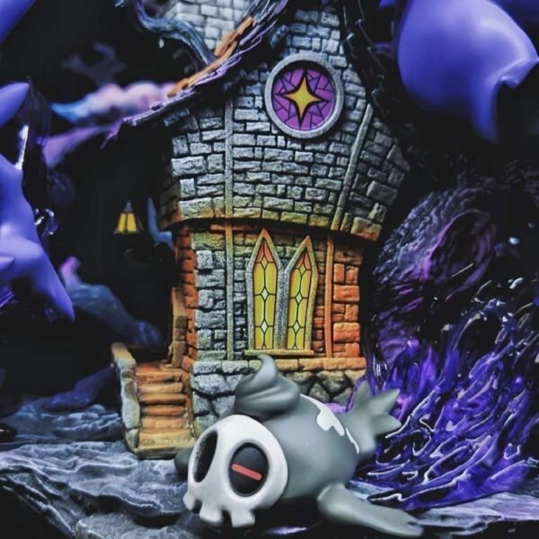 Pokémon Ghost Type EGG Gengar Evolution Group Family Bucket Statue Figurine Display Item, 40CM High - Image 5