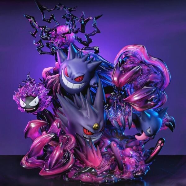 Pokémon Haunted House Gengar Evolution Group Original Color Gengar GK Figurine Large Display Item 37CM High - Image 5
