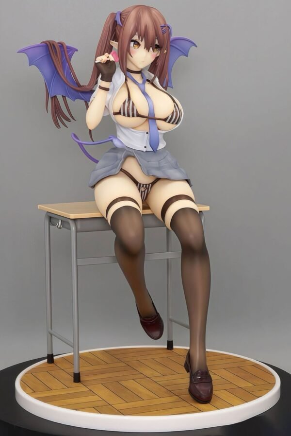 Limited edition anime GK model figurine of the cute devil girl Lumiru, 29 cm tall. - Image 5