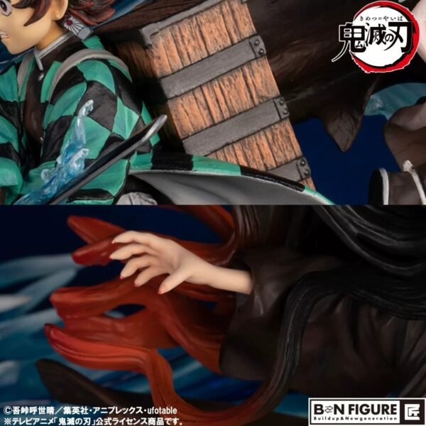 Kaiji Studio's "Jigoku Shoujo" series: "Kaito and Tsukiko" double statue. Height: 37 cm. - Image 5