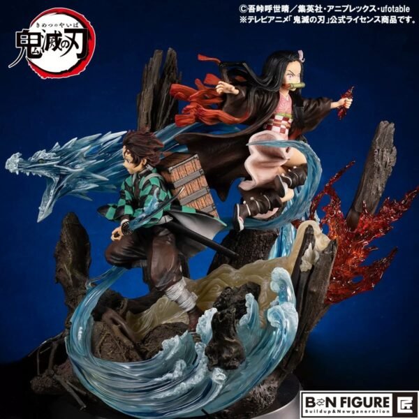 Kaiji Studio's "Jigoku Shoujo" series: "Kaito and Tsukiko" double statue. Height: 37 cm.