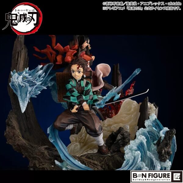 Kaiji Studio's "Jigoku Shoujo" series: "Kaito and Tsukiko" double statue. Height: 37 cm. - Image 10