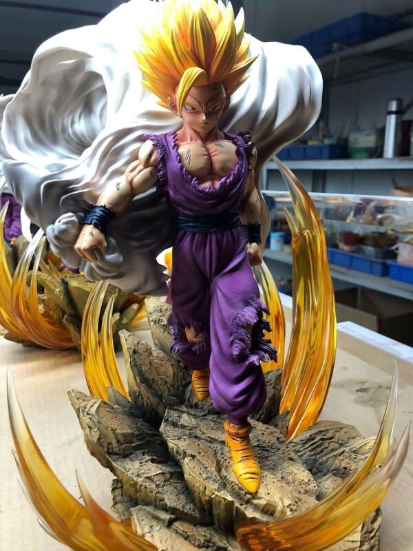 Light Weapon Super Saiyan 2 Gohan [Exclusive Limited Edition] Dragon Ball GK Model Figure Collectible Toy Gift 37cm High - Image 4