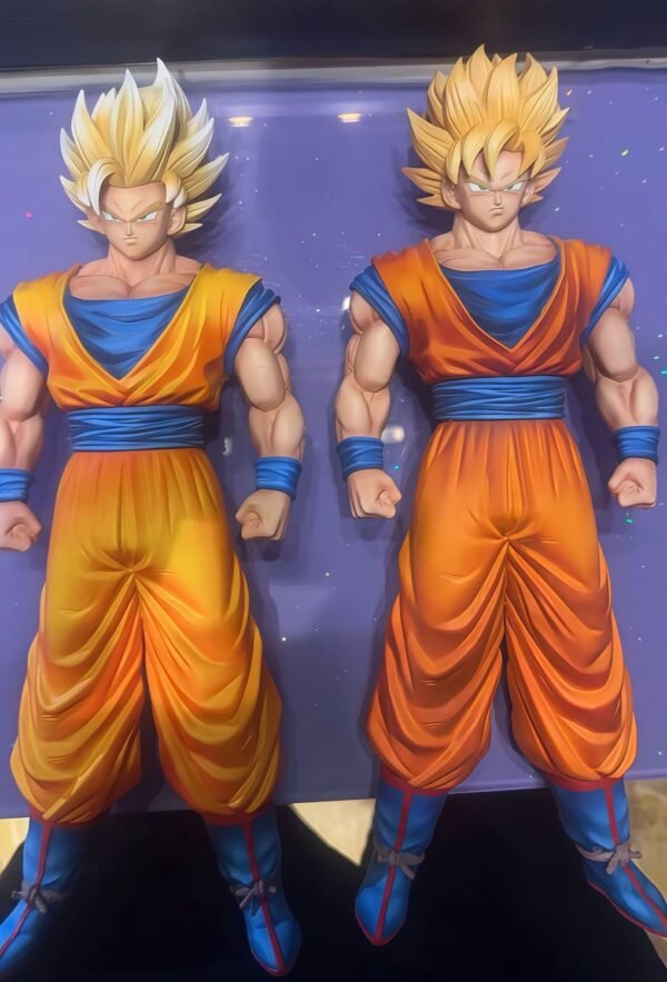HY Super Saiyan 1Super Saiyan 2 Goku [Exclusive Limited Edition] Limited Dragon Ball GK Model Figure Toy Statue Collectible 32CM High - Image 4