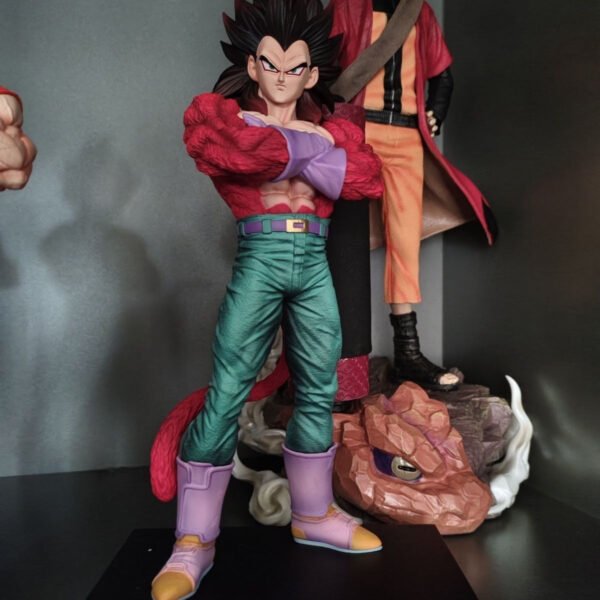 JT Super Saiyan Vegeta Statue Double Headed Super Saiyan Dragon Ball Figure GK Model 31CM - Image 4