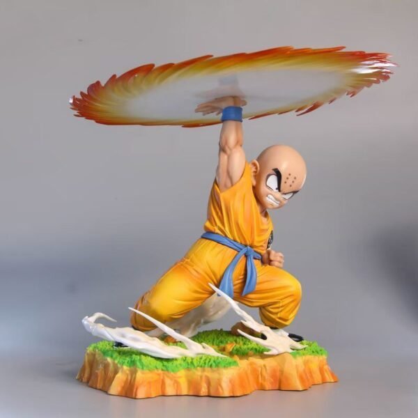 Dragon Ball Comic Color High-End Version CS Krillin Kamehameha with Scene Base, Strong Earthling, 27 cm Tall, - Image 4