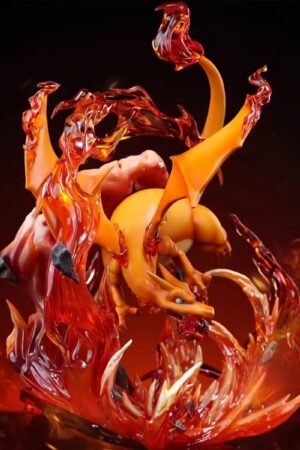 Pokémon New Town Charizard Anime Trendy Collectible Figure TOHO Peripheral Gk Figure Display Item 20CM High