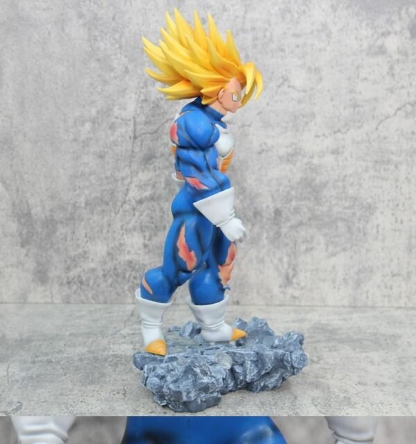 Dragon Ball Damaged Trunks White Hole Universe Suit Big Muscle Glowing Scene Model Figurine Display Statue 35cm - Image 4