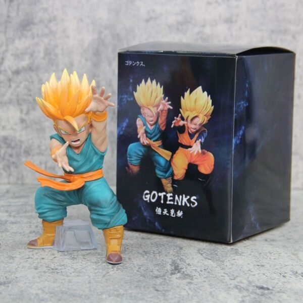 Dragon Ball GOKU WU TIAN Trunks Handicraft, Kamehameha Wave, Combined Skill Model Display Figurine, 15cm High, - Image 4