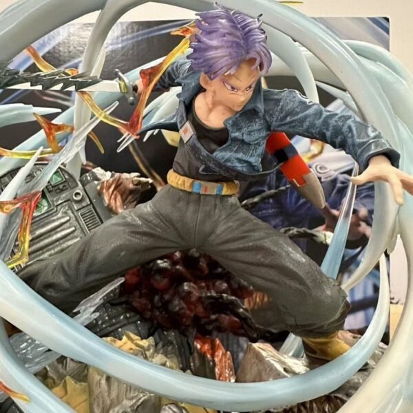 101 Super Saiyan Infinite Dragon Ball GOK Trunks Double-Headed Figurine Anime Statue Model Collectible Figure 35cm
