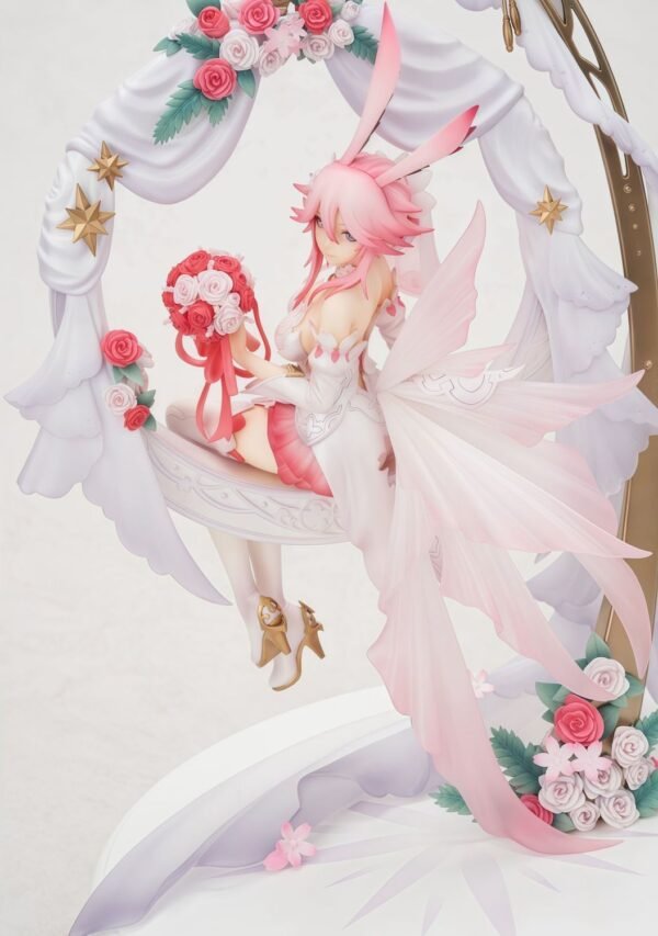 Korei 3 Yaegi Sakura - Kira Maboroshi PVC & ABS Painted Finished Product Good Figure Table Decoration Gift Asai Height 29CM - Image 4
