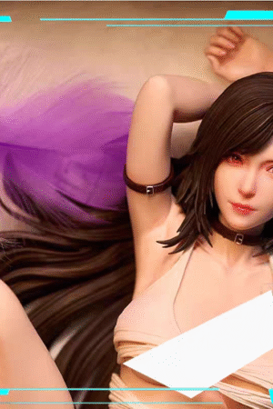 Fantasy Game Goddess 1:4 Tifa Figure Statue Model, Painted Finished Product, Statue Model, Height 31CM