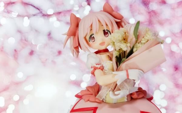Puella Magi Madoka Magica - PVC & ABS Painted Finished Product of Madoka Kaname. Goods, Ornament, Table Decor. Height: 18CM - Image 4
