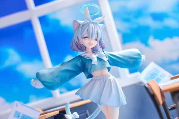 Nyan-ko's Arona PVC & ABS painted finished goods figurine ornament souvenir statue sitting on the table, 21CM tall - Image 4
