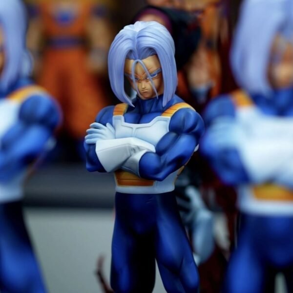 Future Trunks Seven Dragon Balls Double-Head Anime GK Model Saiyan Statue Decorative Figurine 31CM - Image 5