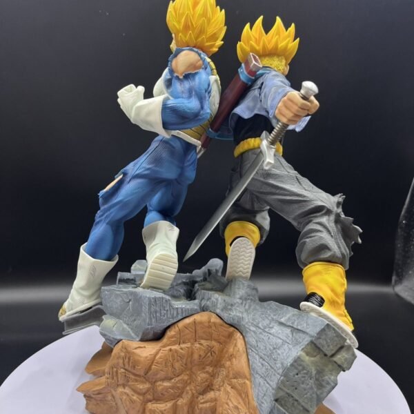 Dragon Ball Z Resonance of the Spheres Series - Father and Son Wave Vegeta and Trunks Figure, 31 cm tall, - Image 5