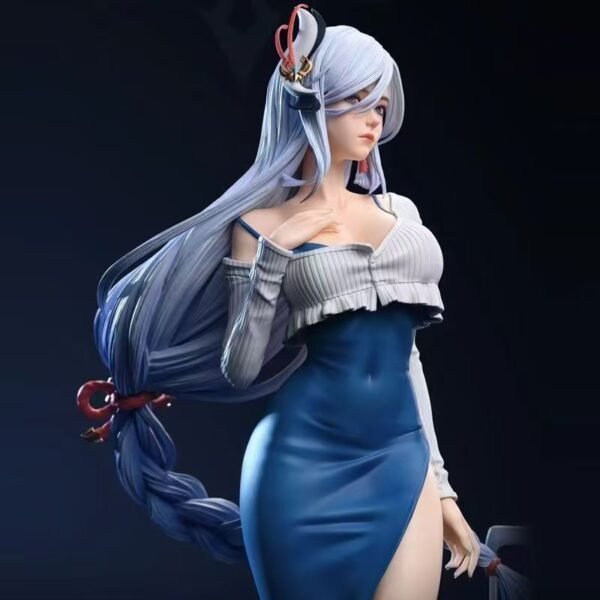 Genshin Impact Shenhe girl merchandise figurine, table hanging, tide sound gift, height 45 cm, item number 23852. - Image 5