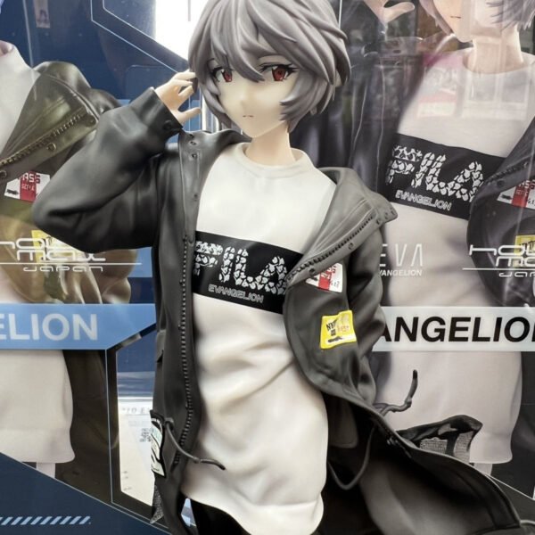 Pretty girl EVA Ayanami Type B Rei goods figure ornament. It can be placed on the table and is a souvenir. Height: 25CM - Image 5