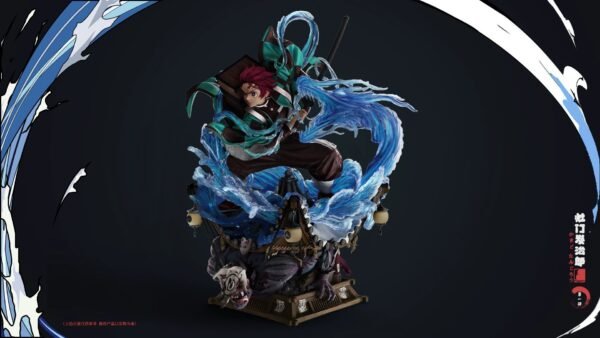 Demon Slayer: Tanjiro Kamado "Endless Cycle" Limited Edition G.K. Statue Figure, 42cm High - Image 5