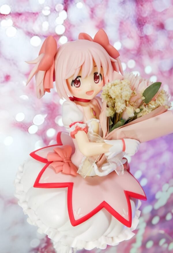 Puella Magi Madoka Magica - PVC & ABS Painted Finished Product of Madoka Kaname. Goods, Ornament, Table Decor. Height: 18CM - Image 5
