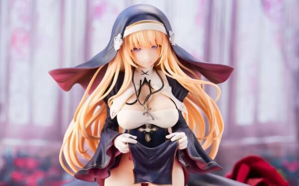 Nun Charlotte [Overseas Version] Nanahara Fuyuyuki GK Model, Trendy Collectible Sculpture, Peripheral Ornament, Table Set, Present, DOD Hand Figure, 27CM Tall - Image 5