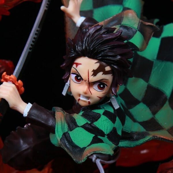 Demon Slayer - Kanjuro Hand Figure - Double Headed - Can Emit Light - 30cm Anime Model Decoration - Height 31cm - Image 5