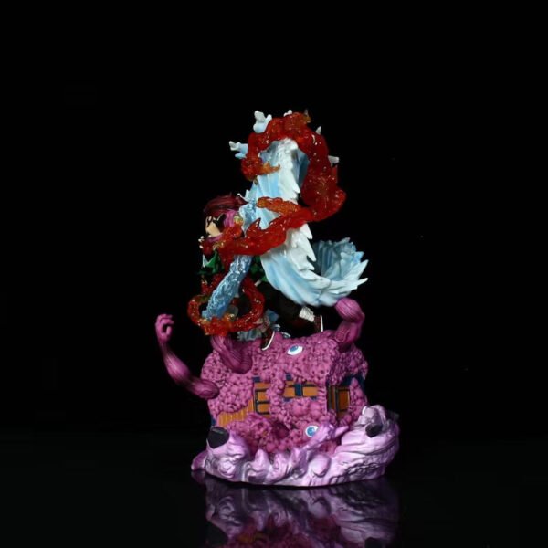 Demon Slayer G5 Water Breathation Karu Shiro Limited Edition SD Statue Hand Figure, Height 16cm - Image 5