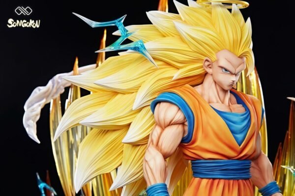 Infinite Super Three Goku [Exclusive Limited Edition] Limited Seven Dragon Balls GK Model Figure Collectible Toy Statue Gift 33CM High - Image 5
