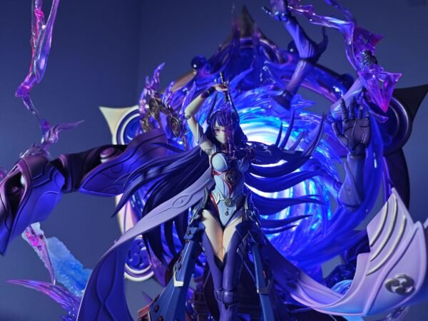 Genshin Impact "YY Imagination Studio" Electro-Charged General Raiden GK Handcrafted Figure, 60 cm in height. - Image 5