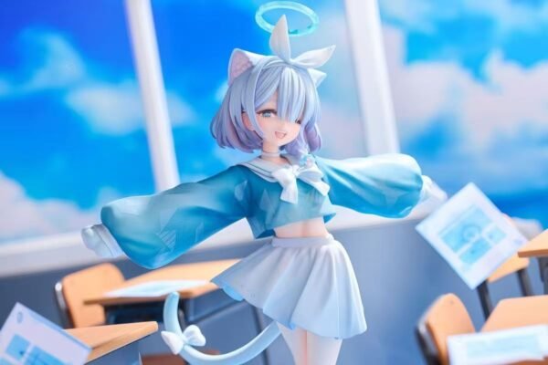 Nyan-ko's Arona PVC & ABS painted finished goods figurine ornament souvenir statue sitting on the table, 21CM tall - Image 6