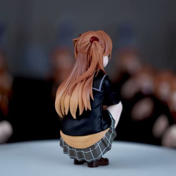 Beautiful girl, Neon Genesis Evangelion Asuka GK model, trendy collectible statue, peripheral tableware set, present, DOD hand figure, 15CM tall - Image 6