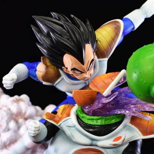 Vegeta vs. Guldo Vegeta cuts Guldo Handmade Model Figurine 18CM High - Image 6