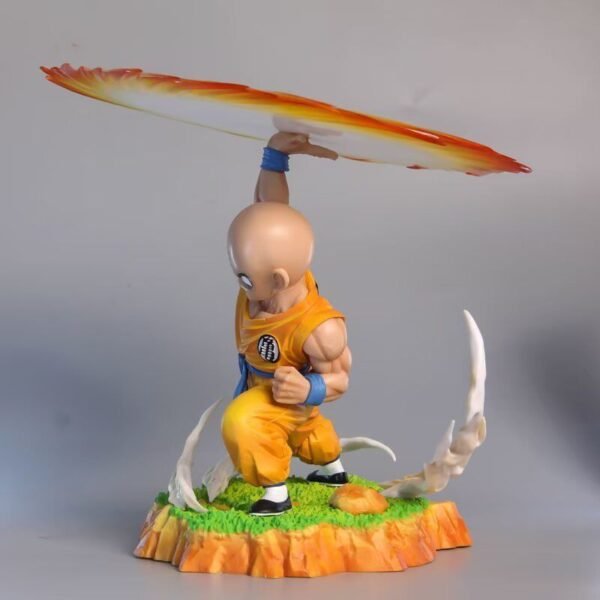 Dragon Ball Comic Color High-End Version CS Krillin Kamehameha with Scene Base, Strong Earthling, 27 cm Tall, - Image 6