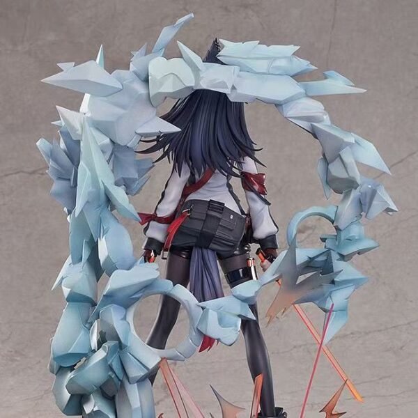A figurine of the Texas elite second-year student, "Deku", from the "My Hero Academia" series, standing 27 cm tall, placed on a decorative table. - Image 7