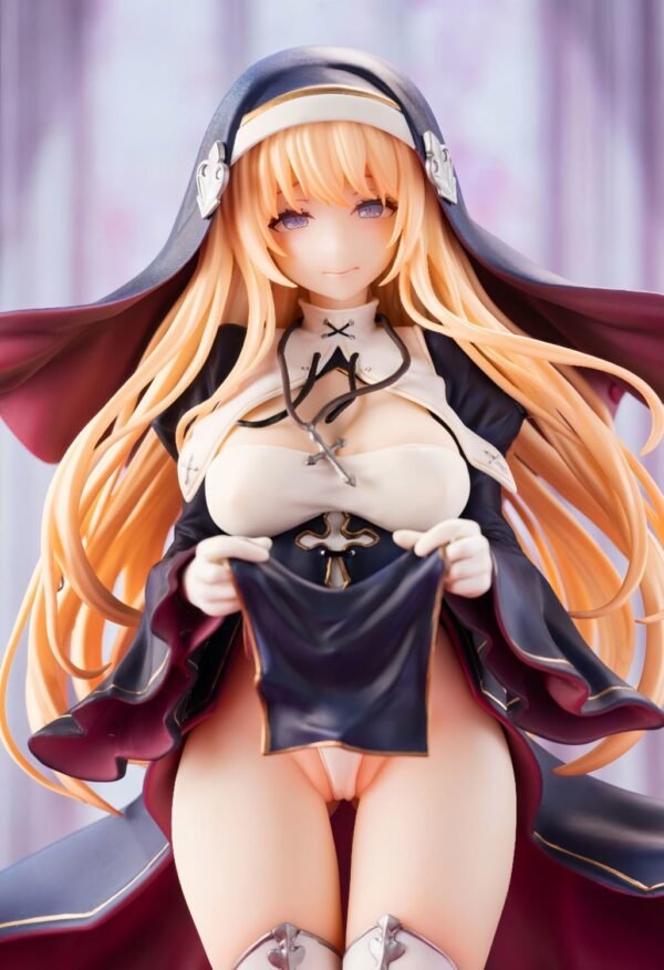 Nun Charlotte [Overseas Version] Nanahara Fuyuyuki GK Model, Trendy Collectible Sculpture, Peripheral Ornament, Table Set, Present, DOD Hand Figure, 27CM Tall - Image 7