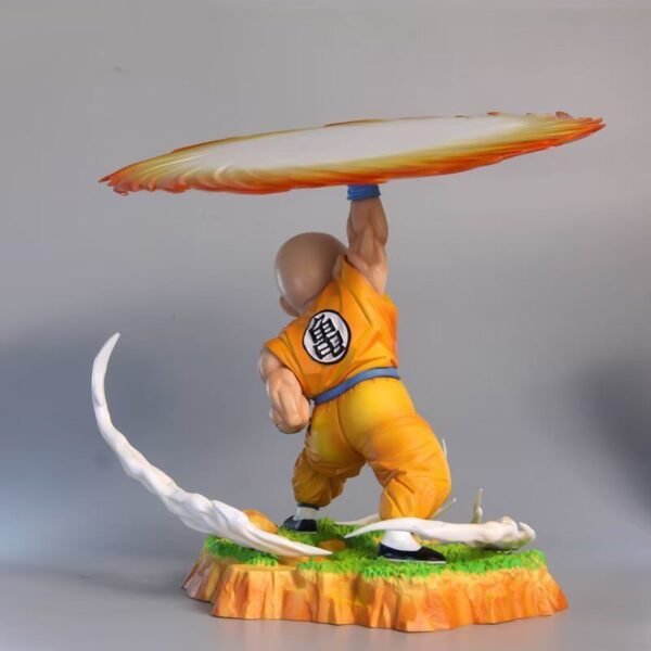 Dragon Ball Comic Color High-End Version CS Krillin Kamehameha with Scene Base, Strong Earthling, 27 cm Tall, - Image 7