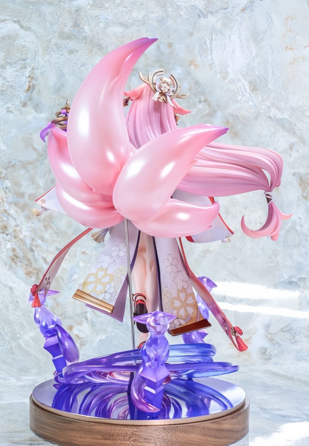 Genshin Impact Female Yagorod Shino - Fox's True Intention PVC & ABS Painted Complete Figure Table Decoration Gift Asai Height 27CM - Image 7