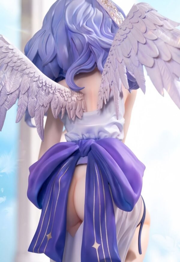 Beautiful girl and little angel Eryl PVC & ABS painted finished product goods figure ornament. It can be placed on the table and used as a present. Sculpture height: 30CM - Image 8