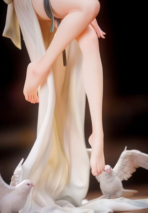 Beautiful 2girl and little angel Eryl PVC & ABS painted finished product goods figure ornament. It can be placed on the table and used as a present. Sculpture height: 30CM - Image 7