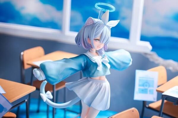 Nyan-ko's Arona PVC & ABS painted finished goods figurine ornament souvenir statue sitting on the table, 21CM tall - Image 8