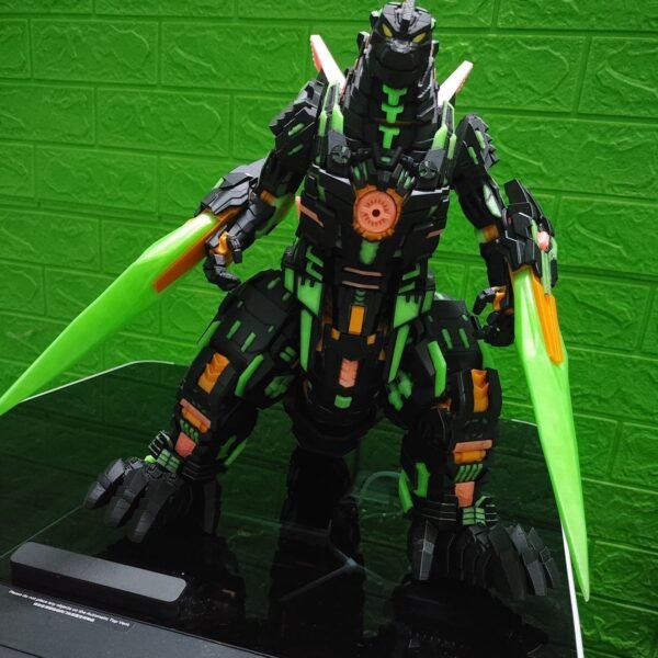 3D Printing Mecha Godzilla Lightsaber PVC Material Full-body Articulated Model, Fully Assembled, 33CM in Height, 70CM in Length - Image 8