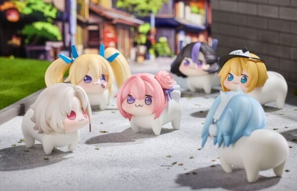A full set of figurines of the "Victory Goddess" from the "Pretty Girls" series, each 7 cm tall.