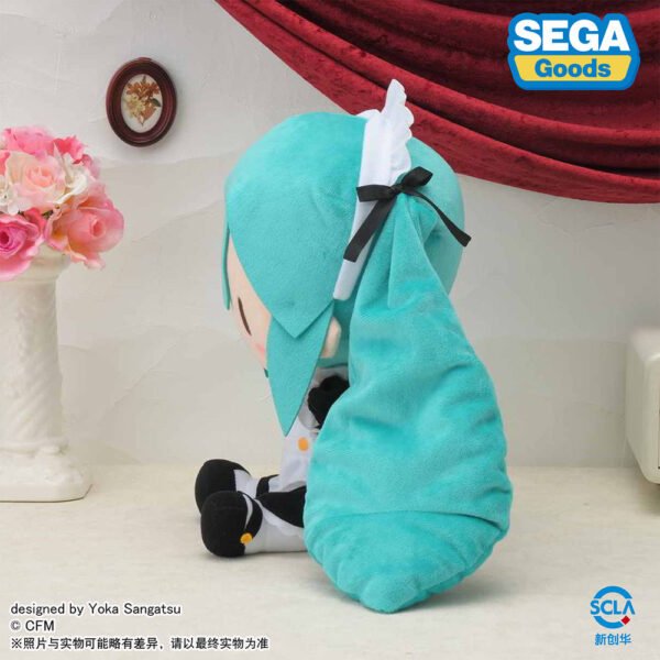 30cm Blue Hatsune Miku Maid Style Plush - Image 3