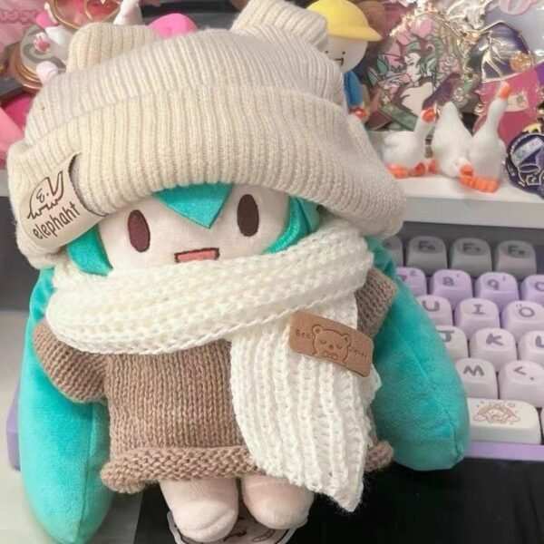 MOSO Hatsune Miku fufu cotton doll plush toy, height 15 cm - Image 4